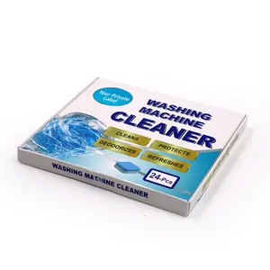 Blue White Layers Cleaner Tablet Washing Machine Remove Deep Dirt Anti Bacteria Refreshing Washing