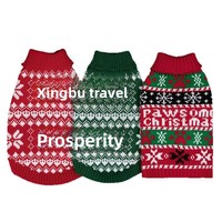 Vêtements tricotés pour animaux de compagnie, pull de Noël et du Nouvel An pour chat et chien, motif flocon de neige, style Europe et Amérique, accessoires pour animaux de compagnie