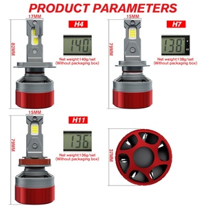Phares de voiture LED 30000 lumens 240W haute puissance 6000K blanc brillant H1 H3 H7 H11 880 9005 9006 H4 Ampoules de phares LED - Product Image 6