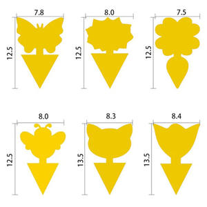 กระดานดักแมลงรูป<span class=keywords><strong>ผีเสื้อ</strong></span>ขนาด13ซม. แผ่นดักจับ<span class=keywords><strong>แมลง</strong></span>ลายดอกไม้สีเหลืองคู่กันน้ำเหนียวสีเหลือง<span class=keywords><strong>เป็น</strong></span>พิเศษ - Product Image 6