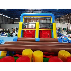Pista <span class=keywords><strong>de</strong></span> Obstáculos Inflable <span class=keywords><strong>de</strong></span> Alta Calidad para Niños, Juego <span class=keywords><strong>de</strong></span> Carreras Inflable, Desafío Wipeout, Inflable Big Baller para Niños y Adultos - Product Image 4