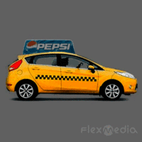 Pantalla LED de vídeo para techo de Taxi al aire libre, letrero para techo de coche, pantalla led