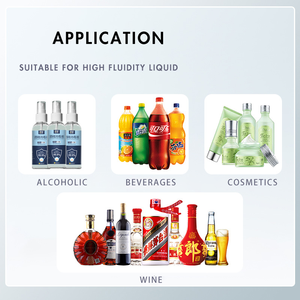 Machine de remplissage automatique de bouteilles de liquides, machine de mise en bouteille de spiritueux, whisky, vin, vodka, liqueurs - Product Image 2