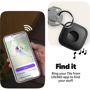 Application de suivi en temps réel Life360 Tile Tracker pour clés, sacs, téléphone, compatible iOS et Android - Product Image 4