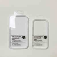 Boîte d'emballage personnalisée en plastique blister imprimé pour téléphone portable intelligent avec crochet pour étui iPhone 12 13 14 15 16