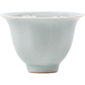 Taza de té Guanlan Sky Blue Ru Kiln, taza individual pequeña de porcelana, nuevo estilo chino para el hogar y para invitados. - Product Image 5