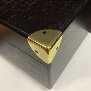 25x25mm metal hay lados oro brillante protector de esquina para caja - Product Image 1