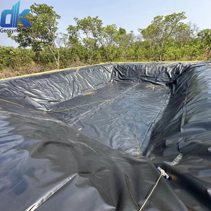 Géomembrane HDPE durable anti-âge 0,1 mm 0,15 mm 0,2 mm, résistante aux UV, pré-soudée pour barrages et réservoirs - Product Image 3