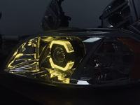 Luces LED de Proyección 5D de Ojos de Ángel para Modificación de Coches, Luces Diurnas DRL con Anillo Halo, Venta al por Mayor