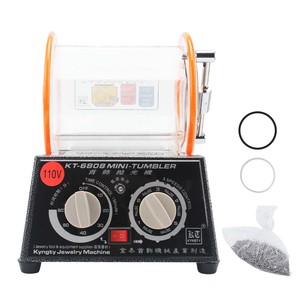 Boasta-Máquina de limpieza de joyería de 3kg de capacidad, con barril, mini vaso magnético, pulidor de joyería - Product Image 1