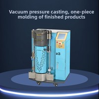 Machine de fusion sous vide pour bijoux en or, capacité 3 kg, fusion rapide, équipement de moulage automatique