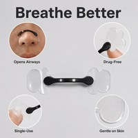 Bandes nasales anti-ronflement extra-fortes pour une meilleure respiration, sans médicament, hypoallergéniques, soulagement de la congestion, 30 unités