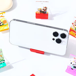 Wholesale of ready stock Acrylic Cute Cartoon Phone & Tablet Stand – Desktop Display Board with <b>Keychain</b> Decoration - Product Image 2