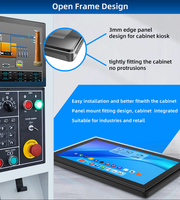 PC tout-en-un industriel à écran tactile capacitif LCD de 18 pouces avec DDR4 intégré, tablette murale, ordinateur AIO tout-en-un