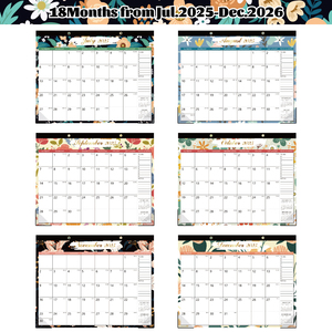<span class=keywords><strong>2025</strong></span> 11.6 "x 14.8" 18 tháng lịch dày giấy jul <span class=keywords><strong>2025</strong></span> tháng mười hai 2026 lớn lưới treo lịch với lưu ý cho tổ chức - Product Image 2