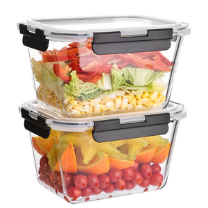 Boîte alimentaire en verre pour micro-ondes, anti-fuite, type bento, pour préparation de repas et conservation des aliments – Offre Spéciale - Product Image 2