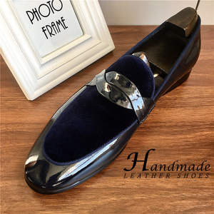 Mocassins italiens haut de gamme pour affaires, nouveau style, version coréenne, style britannique jeune, chaussures tendance pour coiffeurs - Product Image 1