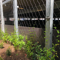 Fabrik verkauf Metalls eil Mesh Kletterer Pflanze Kletter gitter flexibles Kabelnetz Garden Plant Trellis Mesh SS Drahtseil netz