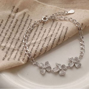 S925 <b>Sterling</b> <b>Silver</b> Full Zircon Butterfly <b>Bracelet</b> Light Luxury Minimalist Gentle Gift Versatile <b>Silver</b> <b>Bracelet</b> For <b>Women</b> - Product Image 5