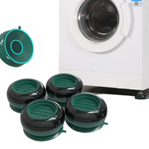 Patins anti-vibrations pour lave-linge, stoppe le bruit du lave-linge et de la sèche-linge, supports de pieds stabilisateurs pour lave-linge, réfrigérateur - Product Image 2