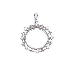 Base Hueca de Plata S925 con Encaje y Diseño de Concha de Caballito para Accesorios DIY de Joyería con Perlas, Plateado, 14.6-14.8, Plata 5763, Joyería - Product Image 3