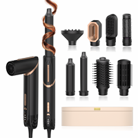 Sèche-cheveux haute vitesse MK-327F personnalisé avec 110 000 tr/min et 6 accessoires pliables