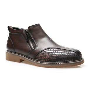 Botas de Vestir para Hombre, Nuevas, de Moda, de Piel Sintética y Gamuza, Estilo Chelsea - Product Image 1