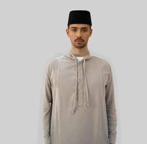 Fournisseur Malaisien Raya 2025 Jubah Femme Moderne Plissé à Capuche Sans Repassage Tissu Frais Coupe Classique En Stock B2B Décontracté Automne - Product Image 2