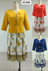 Robe africaine pour femmes avec manteau, style turc, costumes d'église pour femmes, robe d'église pour femmes grandes tailles - Product Image 2