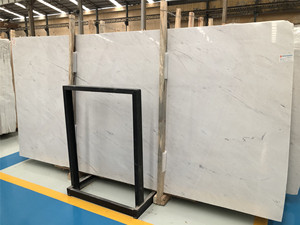 Hy Lạp Bianco sivec tấm đá cẩm thạch với nền trắng tinh khiết và tối thiểu màu xám veining - Product Image 3