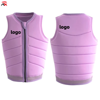 Penjualan terlaris kustom olahraga AIR profesional berselancar Wakeboarding olahraga air rompi pelampung Neoprene jaket pelampung benturan