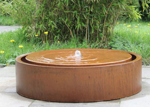 Fuente de Agua Decorativa de Acero Corten para Jardín o Patio Trasero, Cascada de Pared - Product Image 5