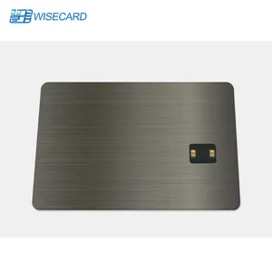 WCT 2023 Free design metal credit card Metal RFID NFC Chip Business cards