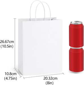 Vente en gros d'emballages à emporter pour la restauration rapide, personnalisés avec logo, durables, biodégradables, fournitures de restauration, sac en papier kraft - Product Image 2