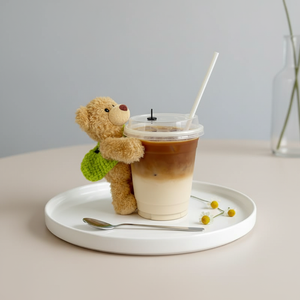 ตุ๊กตาหมีนุ่มพิเศษแบบถอดได้ พร้อมกระเป๋าสะพายถักโครเชต์ บรรจุใยฝ้าย ปิดได้ ผลิตตามแบบ ODM ปรับแต่งได้ - Product Image 2