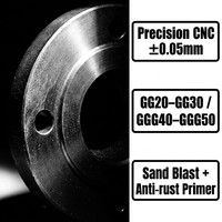 Pièces en fonte de marque LF professionnelles pour composants de systèmes hydrauliques EN-GJS-400-15, résistance à haute pression, moulage au sable