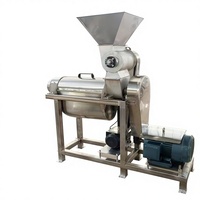 Roestvrijstalen schroefpers, machine voor het vermalen en persen van passievrucht, wortel en ananas, -persmachine voor sapseparatie