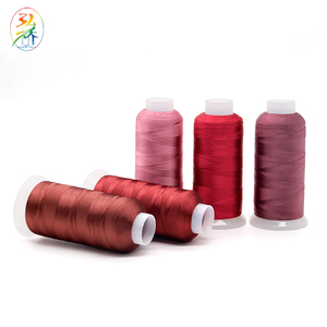Hongqiao 75D/2 4000y 100g sợi thêu <span class=keywords><strong>Polyester</strong></span> cường độ cao thân thiện với môi trường được đánh bóng - Product Image 4