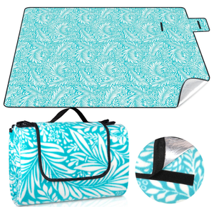 Couverture de camping d'extérieur, couverture de plage pliable portable avec <span class=keywords><strong>dessous</strong></span> imperméable et isolant thermiquement, couverture de pique-nique 200 x 200 - Product Image 1