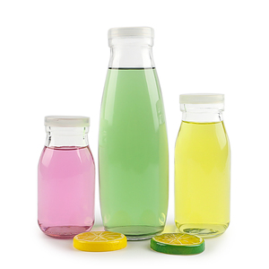 Empty Glass <strong>Milk</strong> Bottles Regular Sizes <strong>200ml</strong> 250ml 500ml 1000ml Glass Juice Bottles - Product Image 6