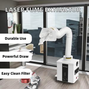 Nuevo Extractor de Humo de Soldadura DC 12V, Fuerte Succión, Absorbente Lavable, Filtro de 3 Etapas, Larga Vida Útil para Grabador Láser y Soldadura - Product Image 2