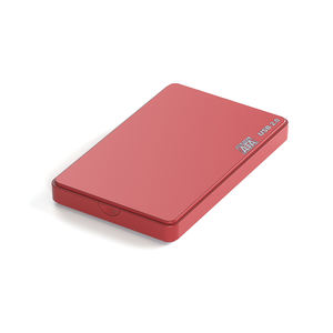 移动硬盘盒 <span class=keywords><strong>2</strong></span>.5 英寸 SATA 外置 USB2.0 红色塑料胶材质 适用于笔记本电脑读取 - Product Image 3