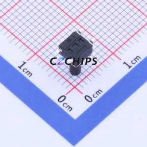 GT-TC074B-H090-L1 Tactile Switch SMD-4P,4.5x4.5mm Switch Single Pole Single Throw Round Button 2.5N Vertical Mount - Product Image 2