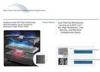 Joint thermique conducteur en graphène pour dissipation de chaleur, coussinet de haute qualité pour produits électroniques/puissance informatique et centres de données