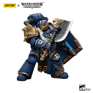JOYTOY <span class=keywords><strong>Warhammer</strong></span> Horus Heresy Ultramarines Suzerain <span class=keywords><strong>3</strong></span> Space Marine Figura de Acción Coleccionable 1/18 Modelo Oficial Auténtico - Product Image 4