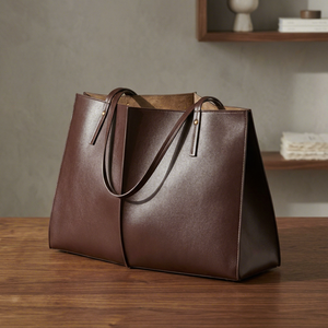 Sacs à main quotidiens pour femmes en cuir véritable BS INTERNATIONAL personnalisables, légers, imperméables, avec broderie de perles, pompon et fermeture éclair, tendance - Product Image 5