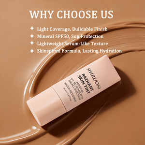 <span class=keywords><strong>Crema</strong></span> <span class=keywords><strong>Solare</strong></span> Minerale SPF <span class=keywords><strong>50</strong></span> Vegana, Resistente al Sudore e all'Acqua, <span class=keywords><strong>con</strong></span> Tinta, <span class=keywords><strong>Idratante</strong></span> Viso, <span class=keywords><strong>Protezione</strong></span> UV, Etichetta Privata - Product Image 2