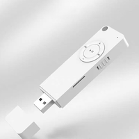 Lecteur MP3 portable avec prise USB directe et haut-parleur intégré pour la lecture de musique sportive/extérieure