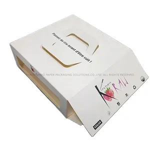 Hot Selling Multiple Surface Finishing Crafts Mooncake Snack Small Cake Dessert Fashionable Cardboard Box with Window