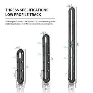 Support de canne à pêche réglable pour Railblaza Kayak Track Mount, support pour détecteur de poissons, rail Tough Track de 9 pouces, guidon pour kayak - Product Image 2